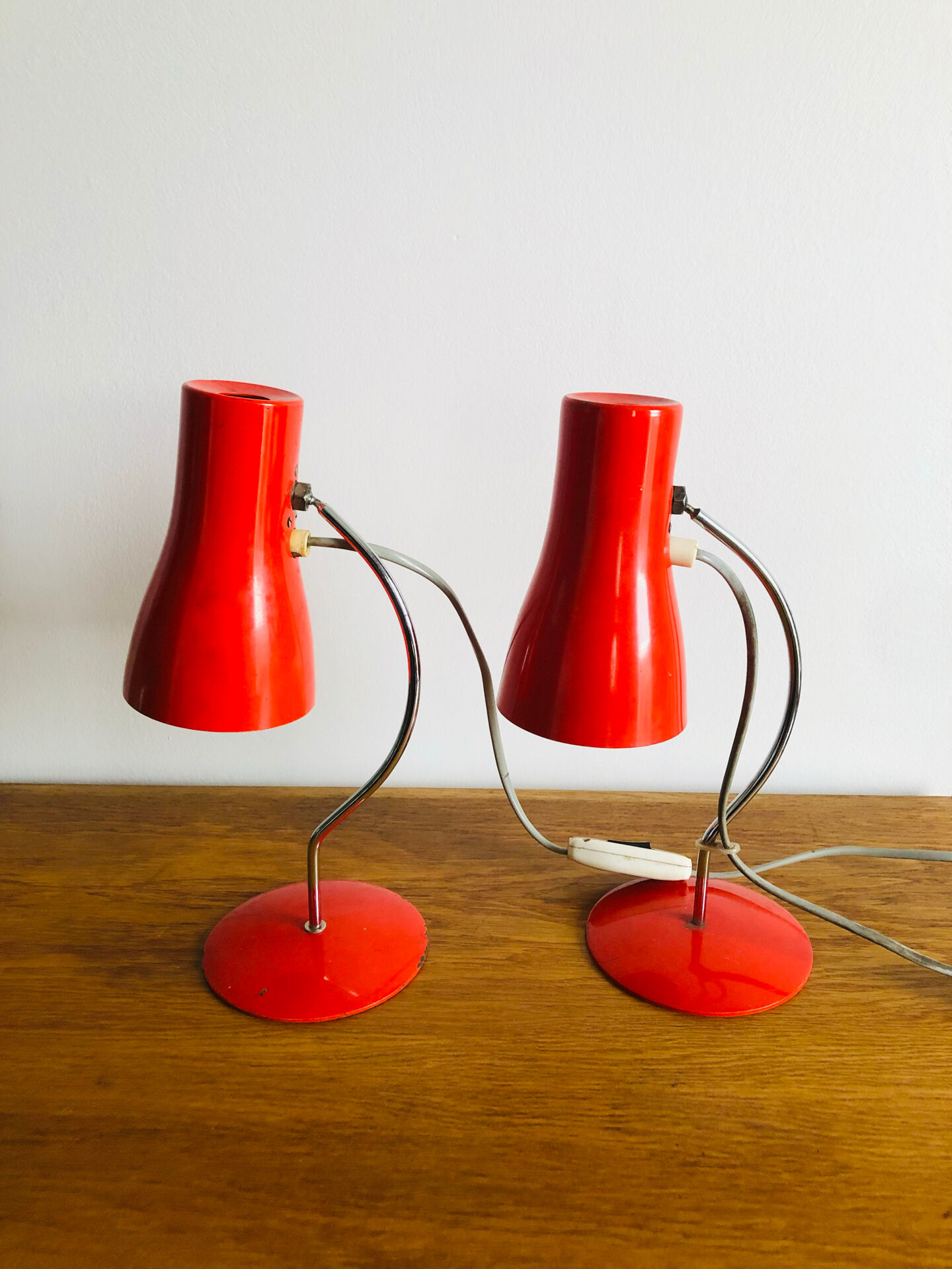 Paire de lampes Hurka