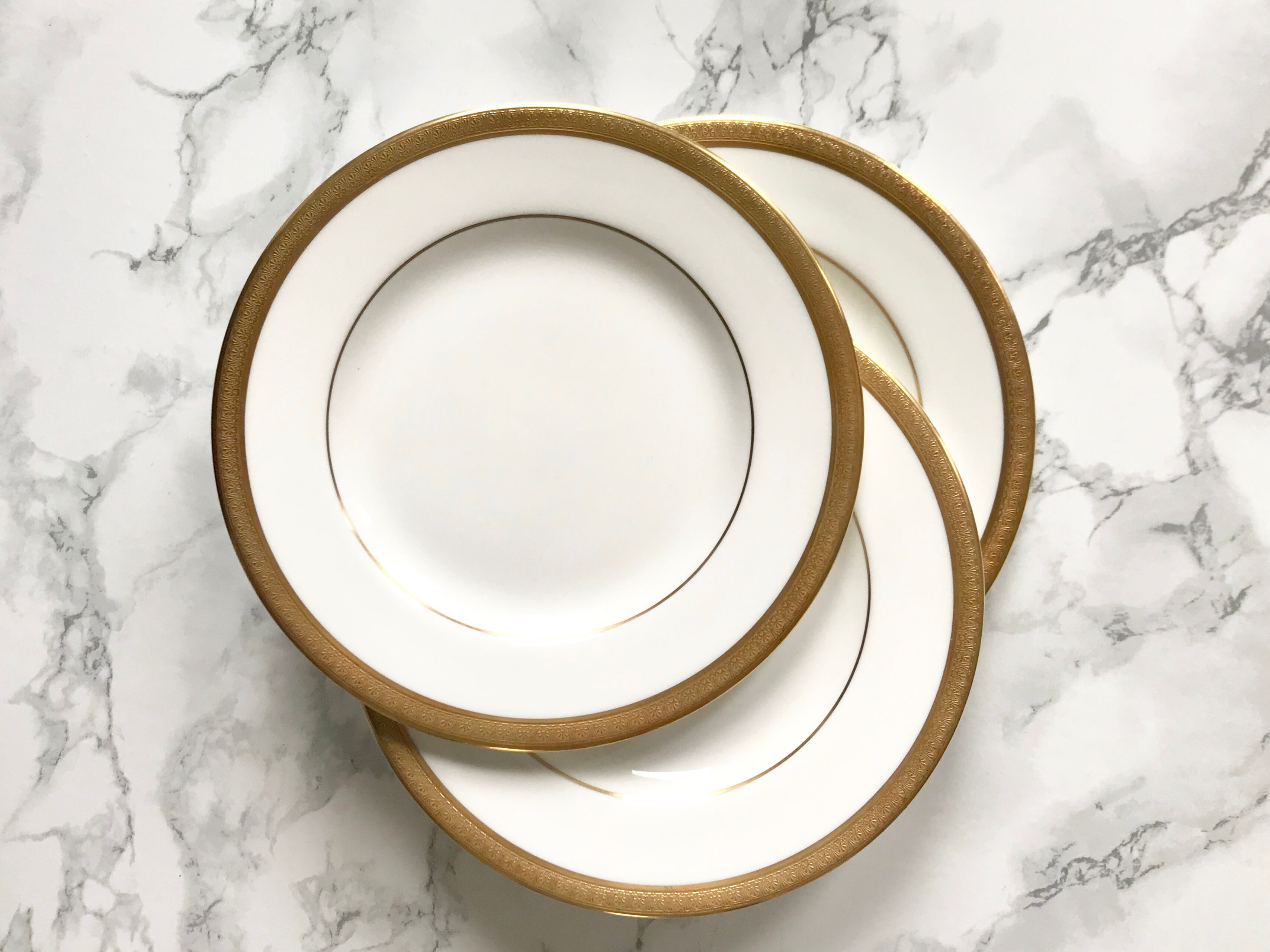 English porcelain dessert service