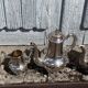 Silver-plated tea and coffee service