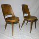 Paire de chaises Baumann modèle "Mondor" années 60