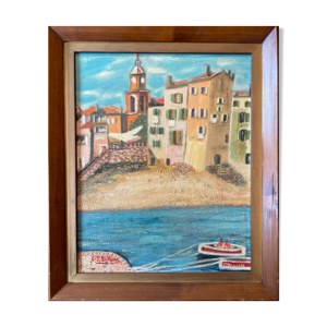Tableau peinture moderne Saint
