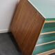 Armoire ou comptoir de mercerie en noyer espagnol vintage, années 1960