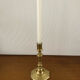 Antique brass candle holder