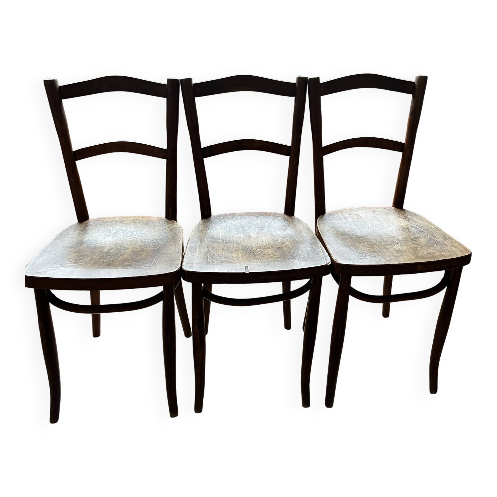 Chaises bistrot en trio