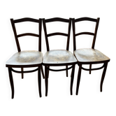 Chaises bistrot en trio