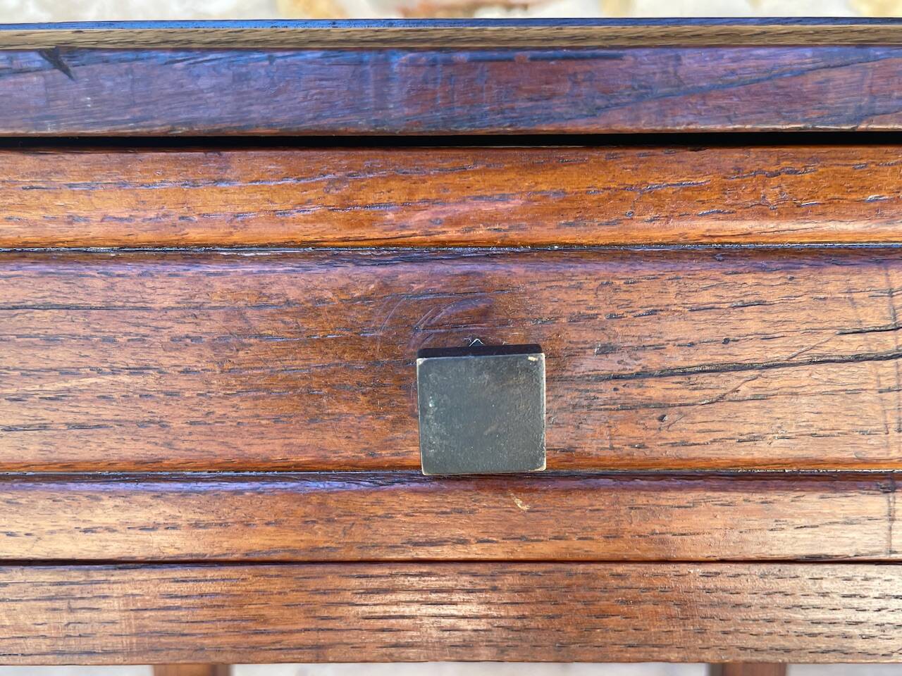 Console Art Deco a 3 niveaux en noyer, Circa 1930s