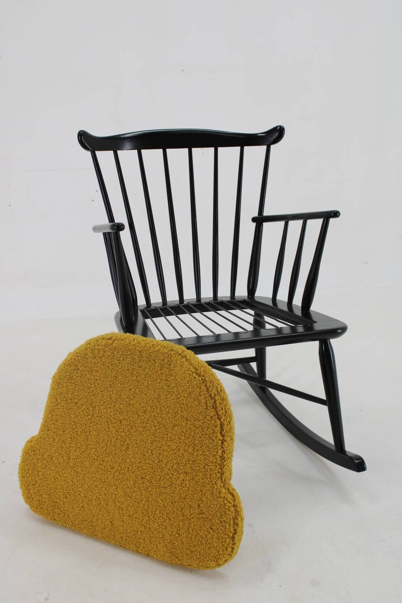 1960s Børge Mogensen Rocking Chair for FDB Møbler, Denmark