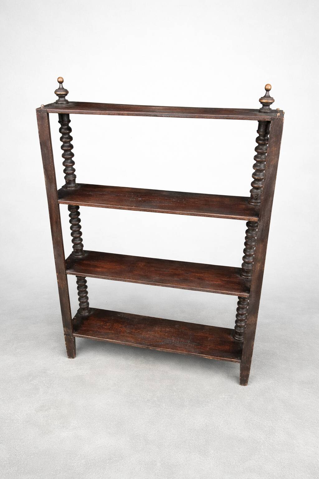 Antique shelf with twisted columns – late 19th century