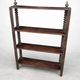 Antique shelf with twisted columns – late 19th century