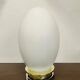 EGG Lamp 1960 in glass in Murano Opalino