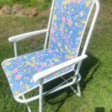 Flowery garden armchair