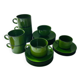 Set of 25 dessert and coffee pieces