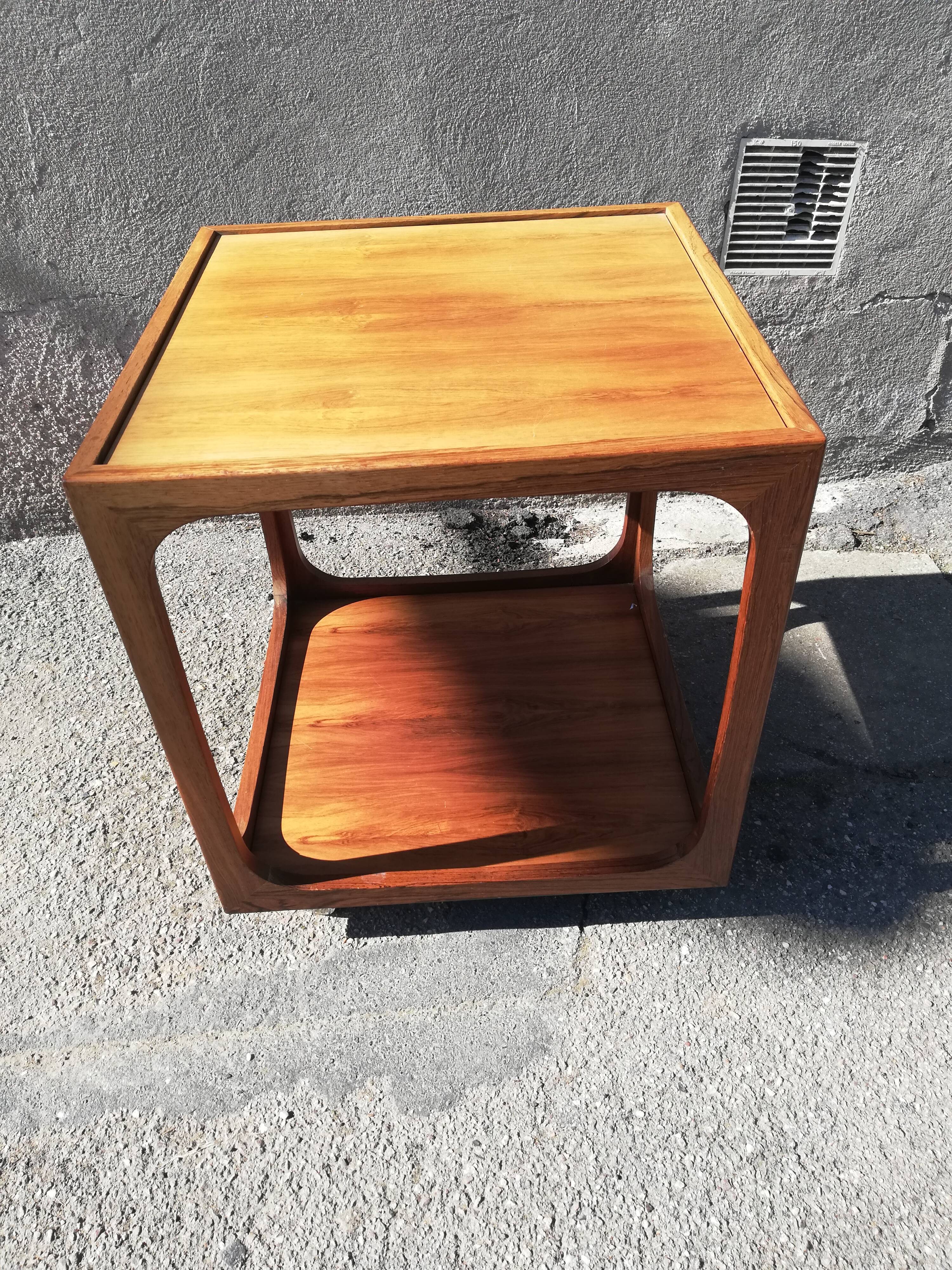 Scandinavian rosewood coffee table