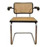 Cesca B64 Black Armchair by Marcel BREUER