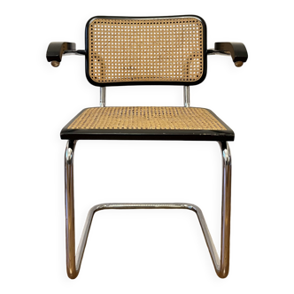 Fauteuil Cesca B64 Noire par Marcel BREUER
