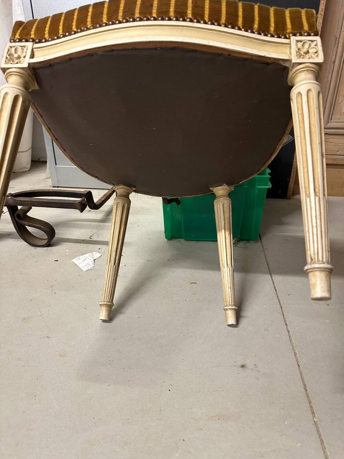 Set of 6 Louis XVI style chairs, circa 1970