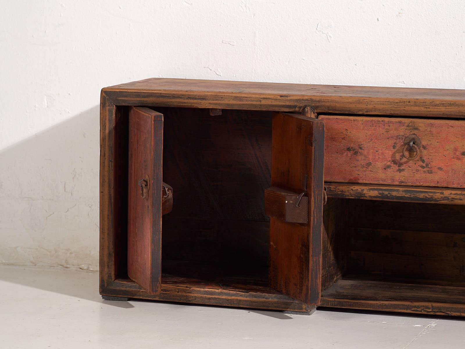 Antique furniture with red patina (c.1900)