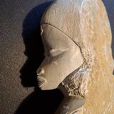 Handcrafted stone bust