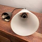 Orange and white glass pendant lights, 1970s