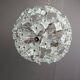 Mid century glass sputnik chandelier, 1970s