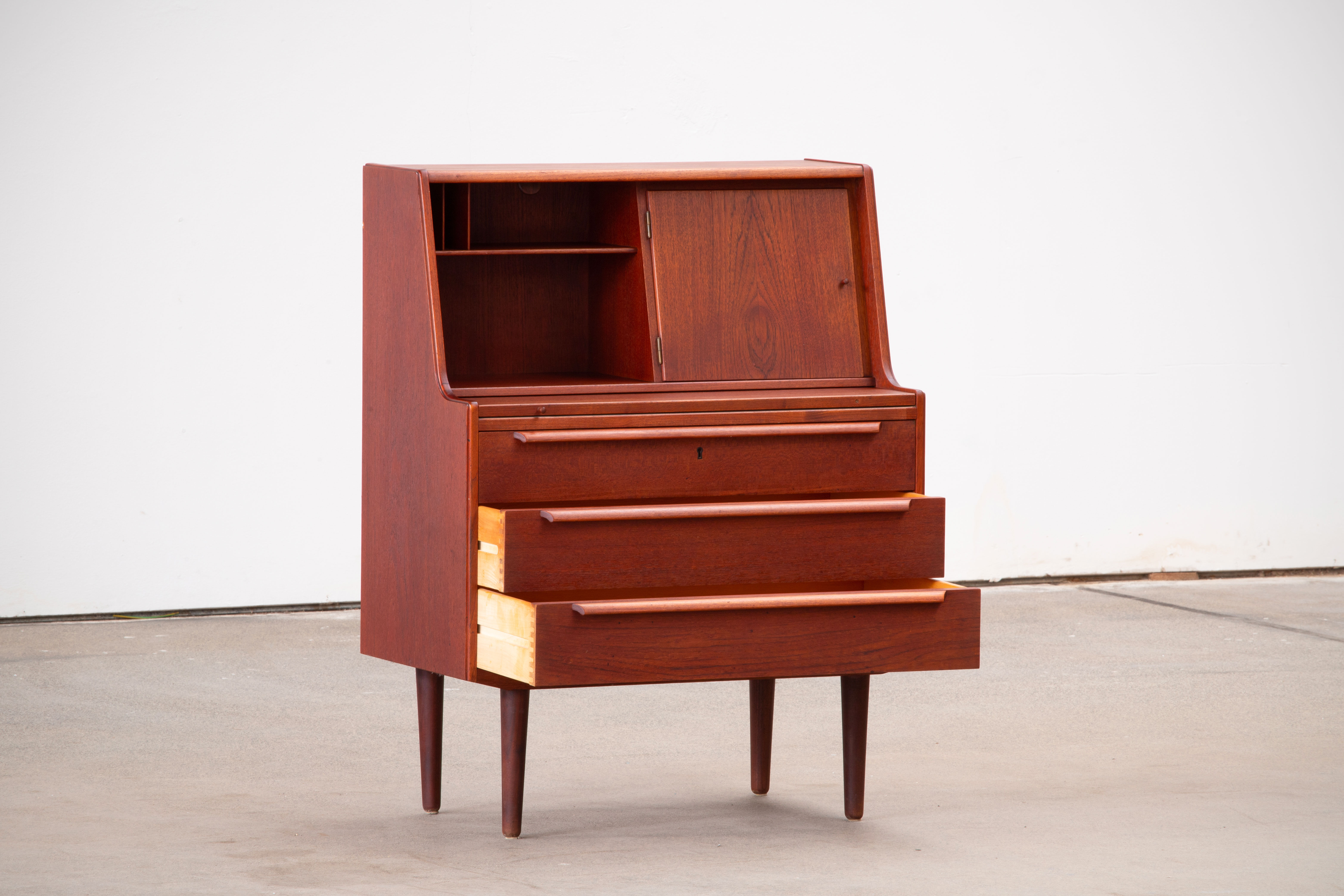 Danish secretary desk in teak 1960
