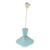 Lustre en verre forme diabolo
