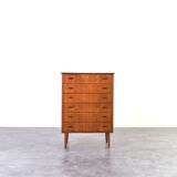 Mid-Century Danish Teak Chest of Drawers, 1960s.
