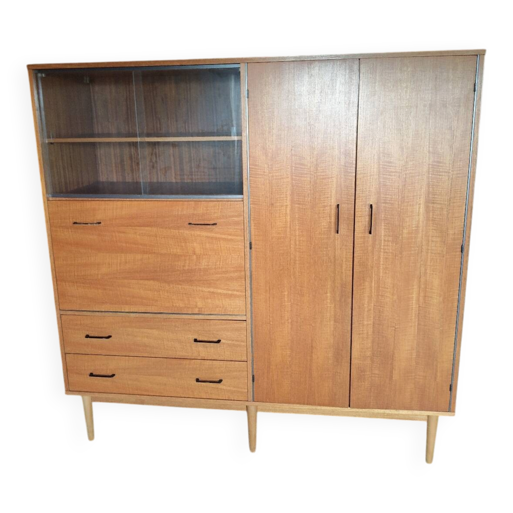 Vintage secretary wardrobe – mid-century Scandinavian style