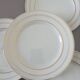 4 dessert plates in porcelain from St Amand 191105