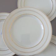 4 dessert plates in porcelain from St Amand 191105