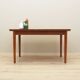Table en chêne, design danois, années 1970, production : Danemark