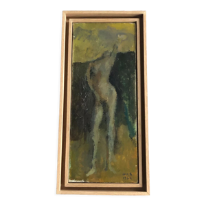 Huile sur toile signée Jacques