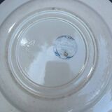 6 Terre de Fer Gien Ibis plates