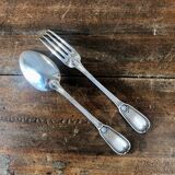 Old silver cutlery "Ravinet d'enfert"