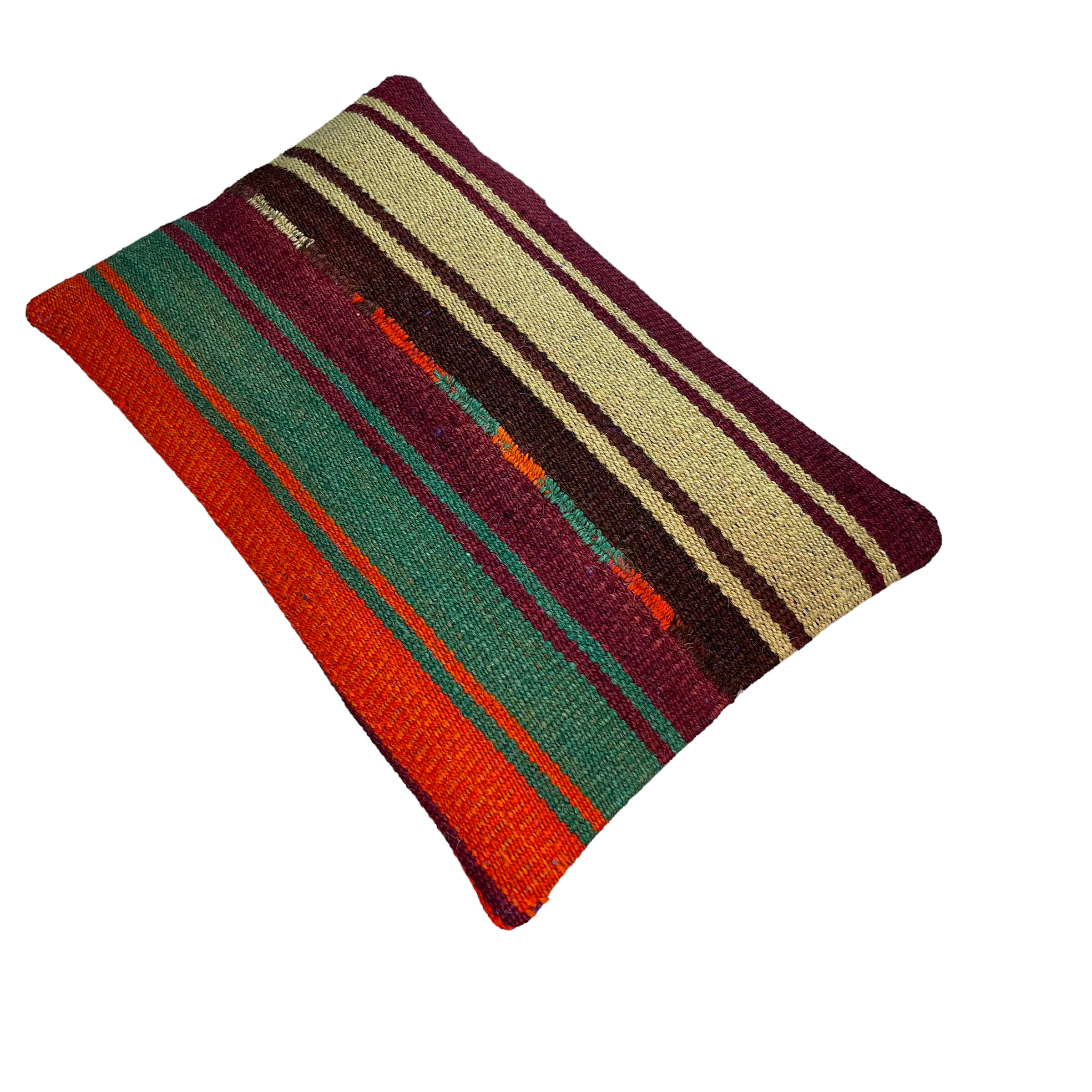 Vintage turkish kilim cushion cover, 30 x 50 cm