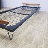 Bed, designed by Fred Ruf for Wohnbedarf, Switzerland, 1950s.