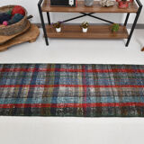 Flatweave Turkish runner rug 248x70cm