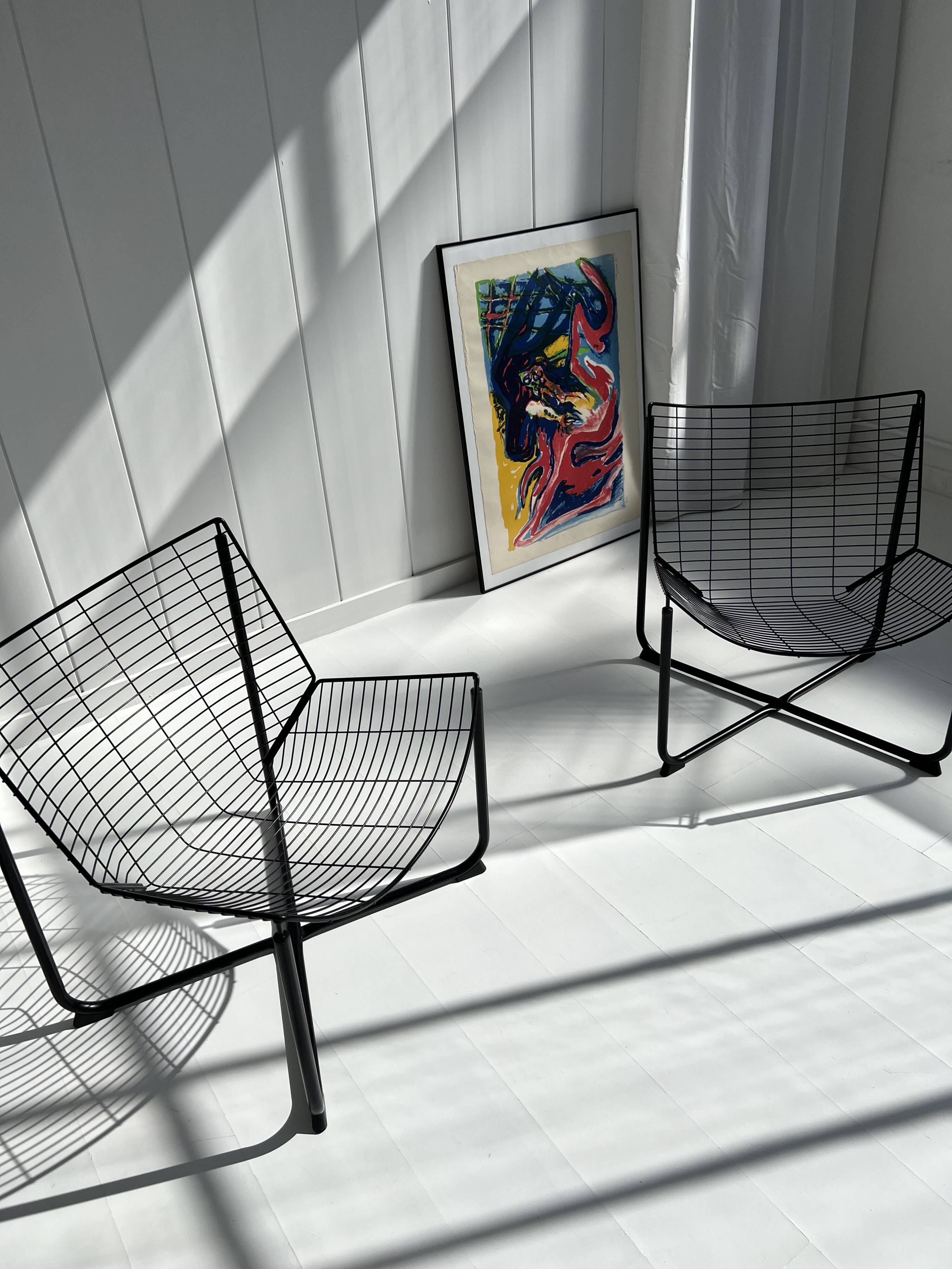 Pair of "Jarpen" armchairs by Niels Gammelgaard, vintage IKEA