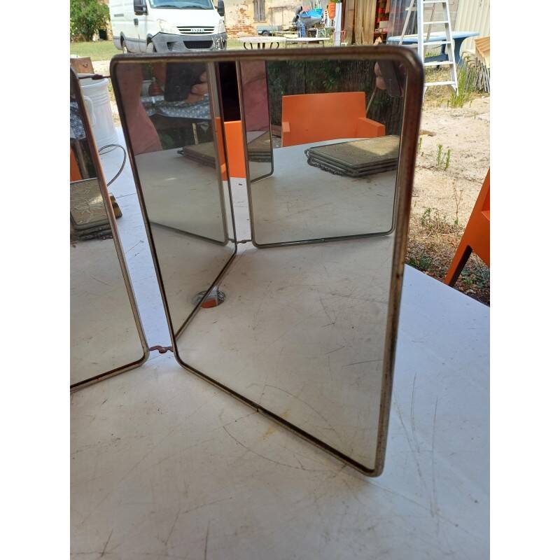 Triptych mirror from the 50s / 60s