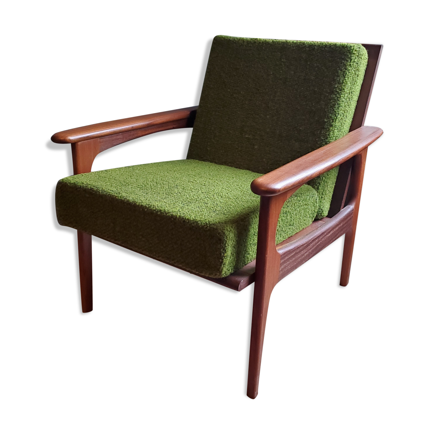60's scandinavian teak chair