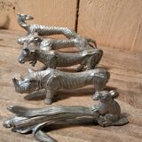 Set of ten knife holders