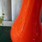 Orange opaline soliflore vase