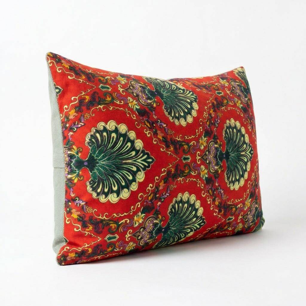 Vintage velvet cushion cover 38x58 cm