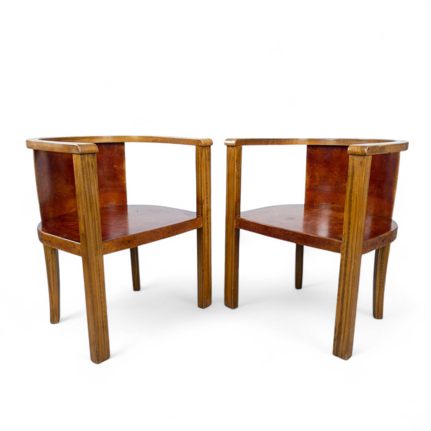 Paire de fauteuils modernistes allemands des années 1930
