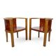 Paire de fauteuils modernistes allemands des années 1930