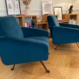 Pair of 740 armchairs by Joseph André Motte for Steiner