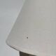 Large lamp signed Kostka vintage beige ceramic sphere