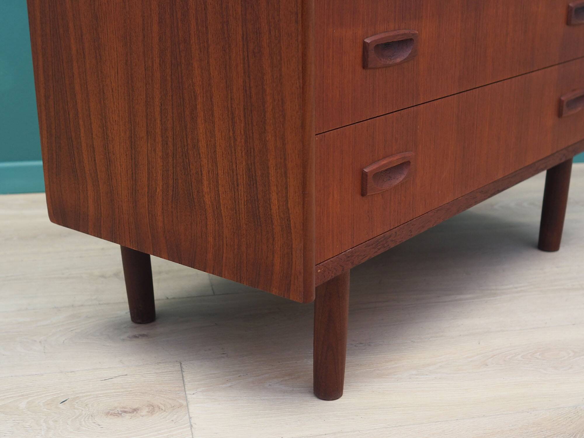 Teak chest of drawers, Danish design, 1970s, made in Denmark