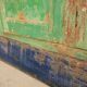 Vintage wooden farm stocking buffet