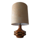 Glazed ceramic lamp from the 60s/70s West Germany